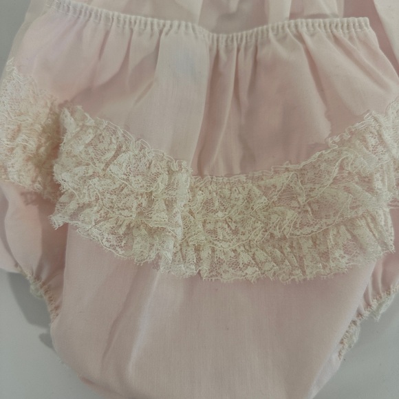 COPY - Pink Lace Trim Baby Dress Set - Picture 2 of 7